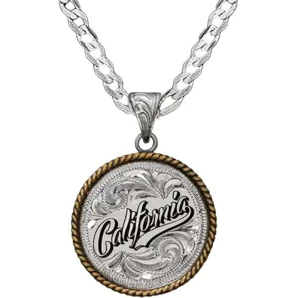 California Circle Pendant (In Stock)